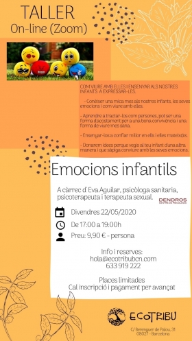 xerrada emocions infantils. com viure amb elles i ensenyar els nostres infants a - Psicóloga Eva Aguilar Moreno