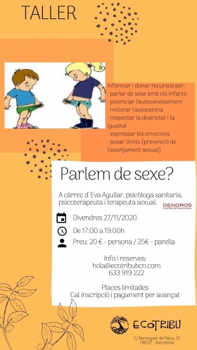 TALLER ¿HABLEMOS DE SEXO? - Psicóloga Eva Aguilar Moreno