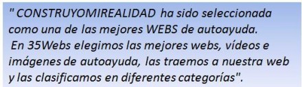 CONSTRUYOMIREALIDAD web seleccionada como una de las mejores - Psicóloga Eva Aguilar Moreno